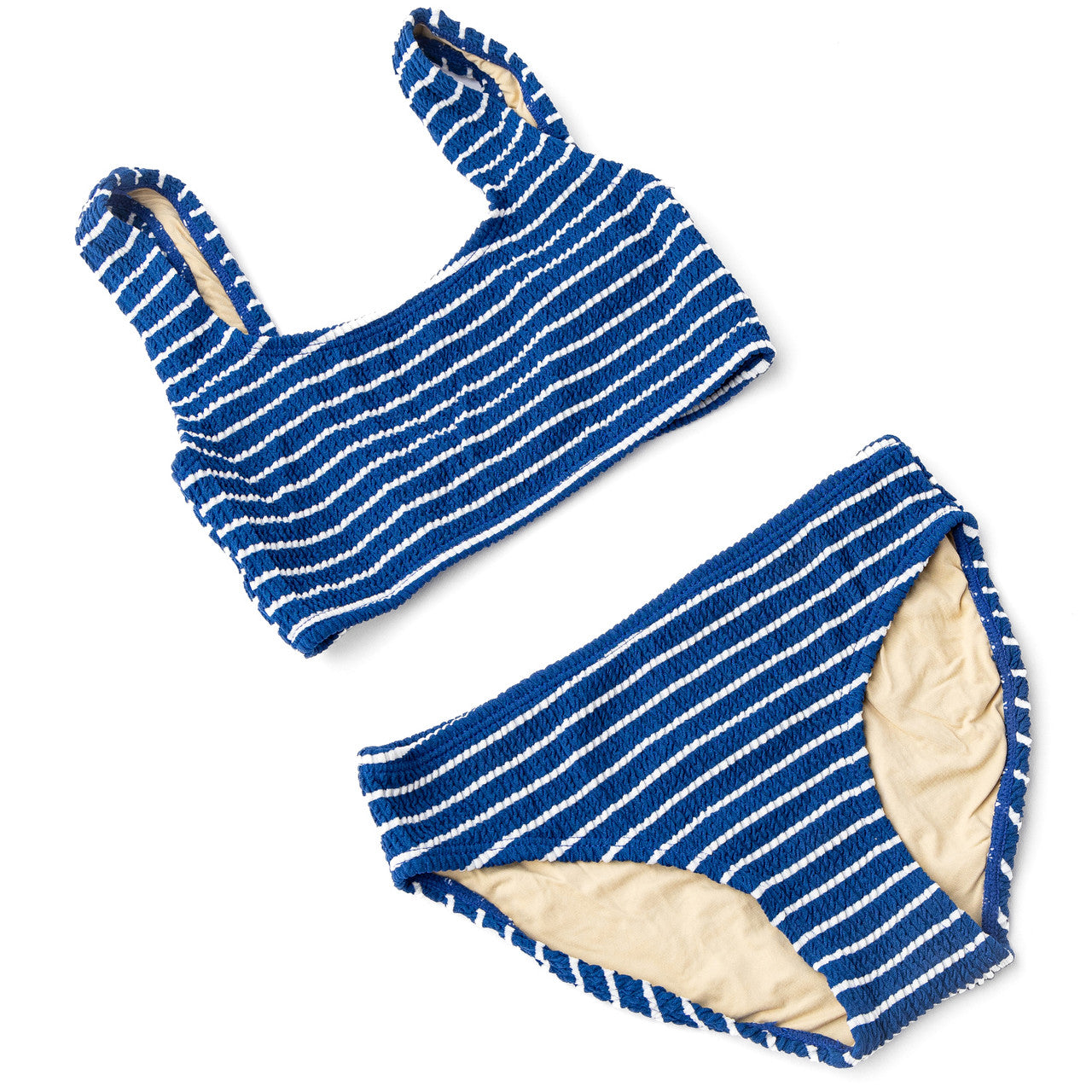 Shade Critters Navy 2PC Crinkle Swimsuit
