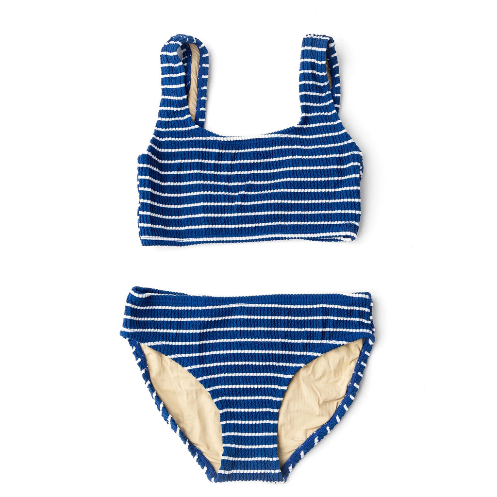 Shade Critters Navy 2PC Crinkle Swimsuit