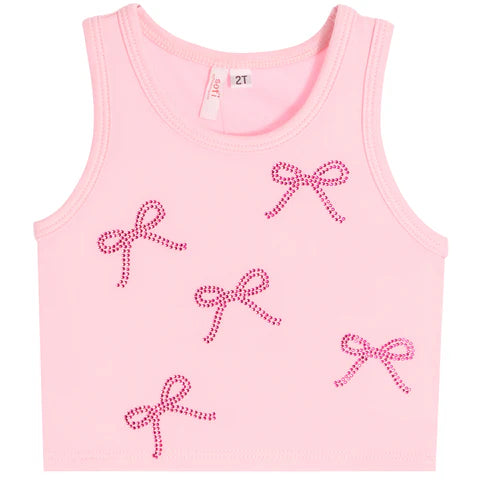 Sofi Pink Bow Tank