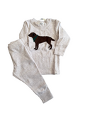 Oh Baby Chocolate Lab Applique Set
