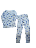 Lev Baby Mae Toddler Lounge (Blue floral)