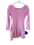 Social Butterfly L/S Glitter Ruffle Dress