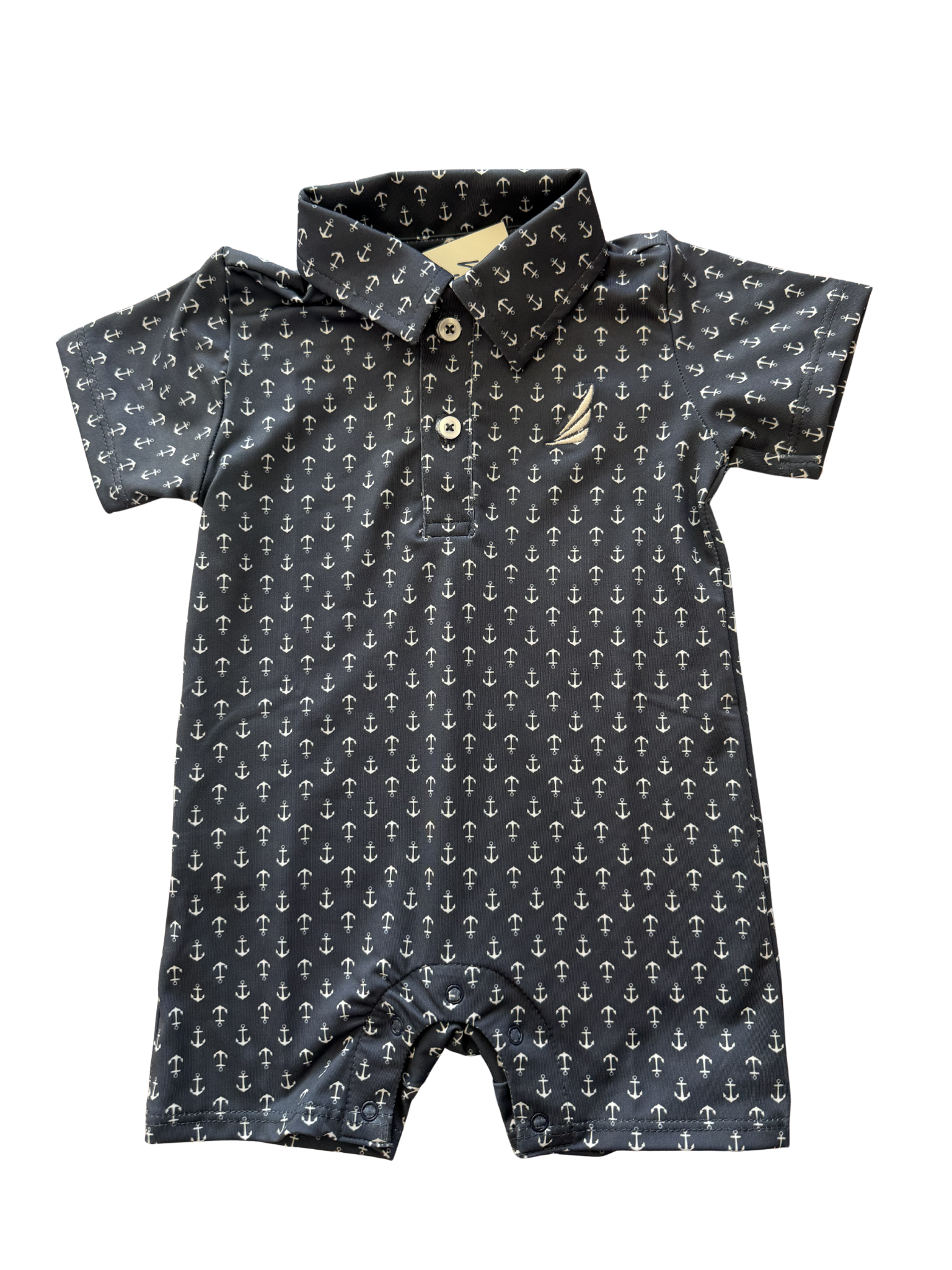 Coolybri Performance Anchor Polo Romper