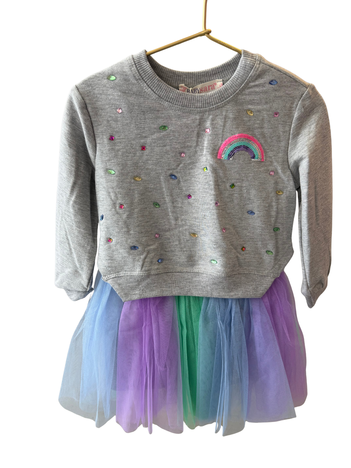 Baby Sara Multicolor Tutu Dress