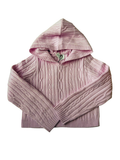 Parfum De Fit Cable Knit Cropped Hoodie