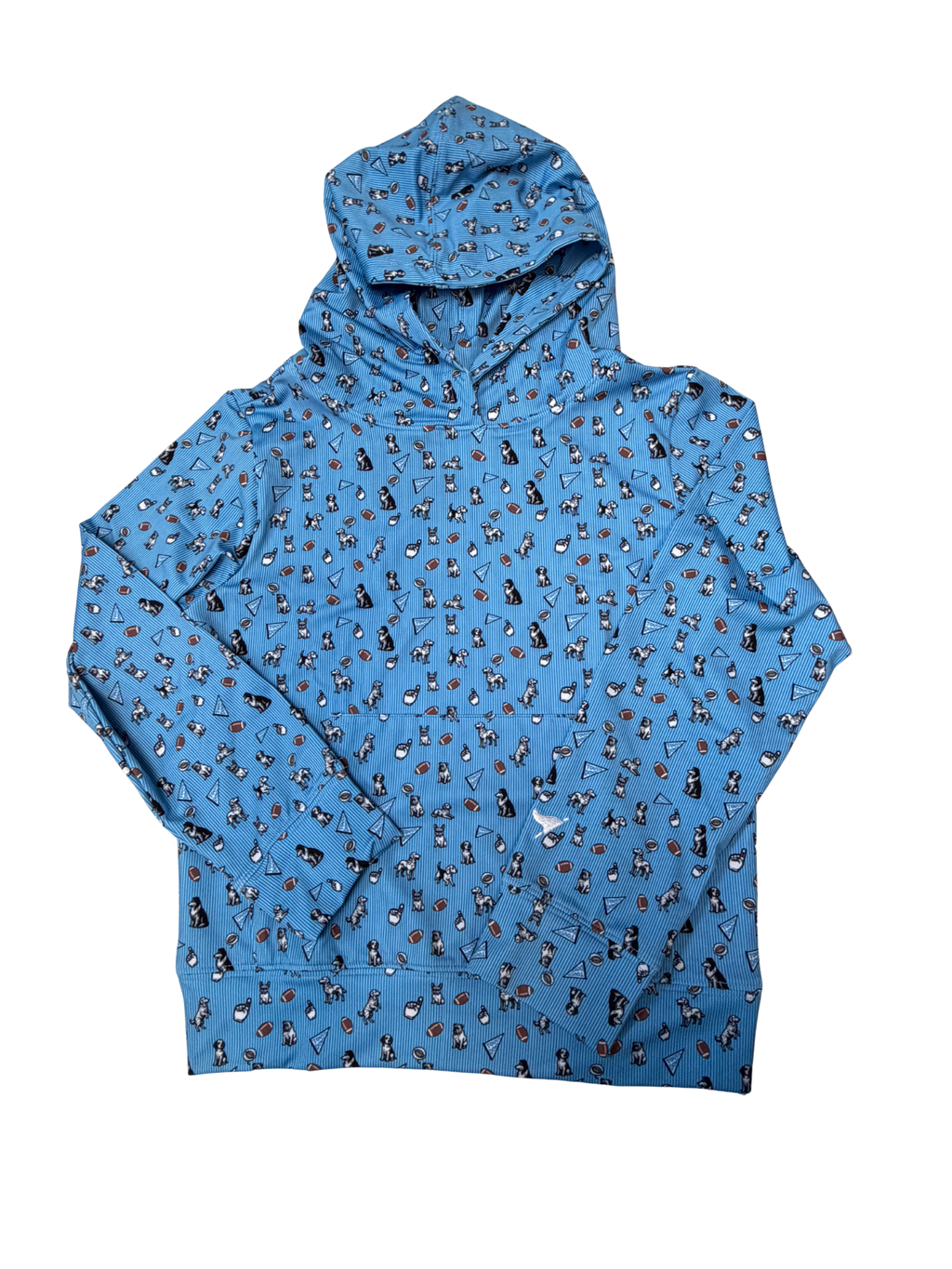 American Fit Football Dog Hoodie