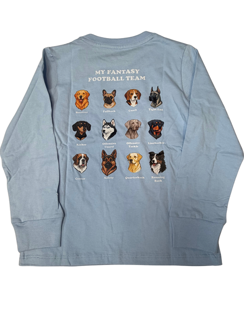 American Fit Fantasy Football Dogs L/S