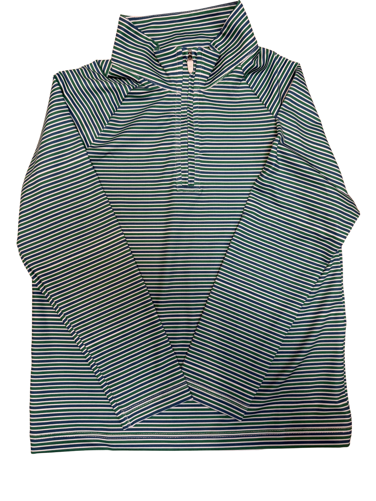 American Fit Green Stripe 1/4 Zip
