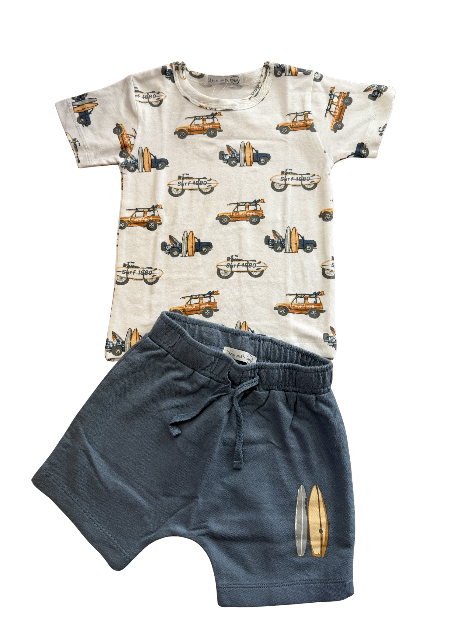 Little Mish Surf Tee & Short Set