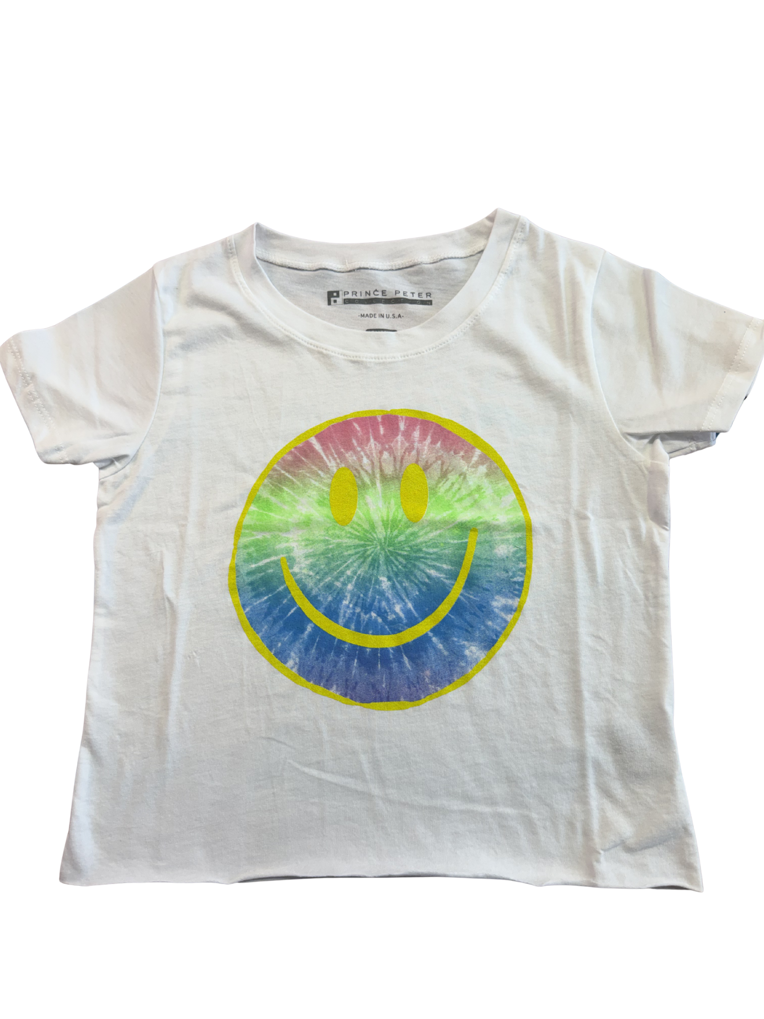 Prince Peter Tie Dye Smile Crop