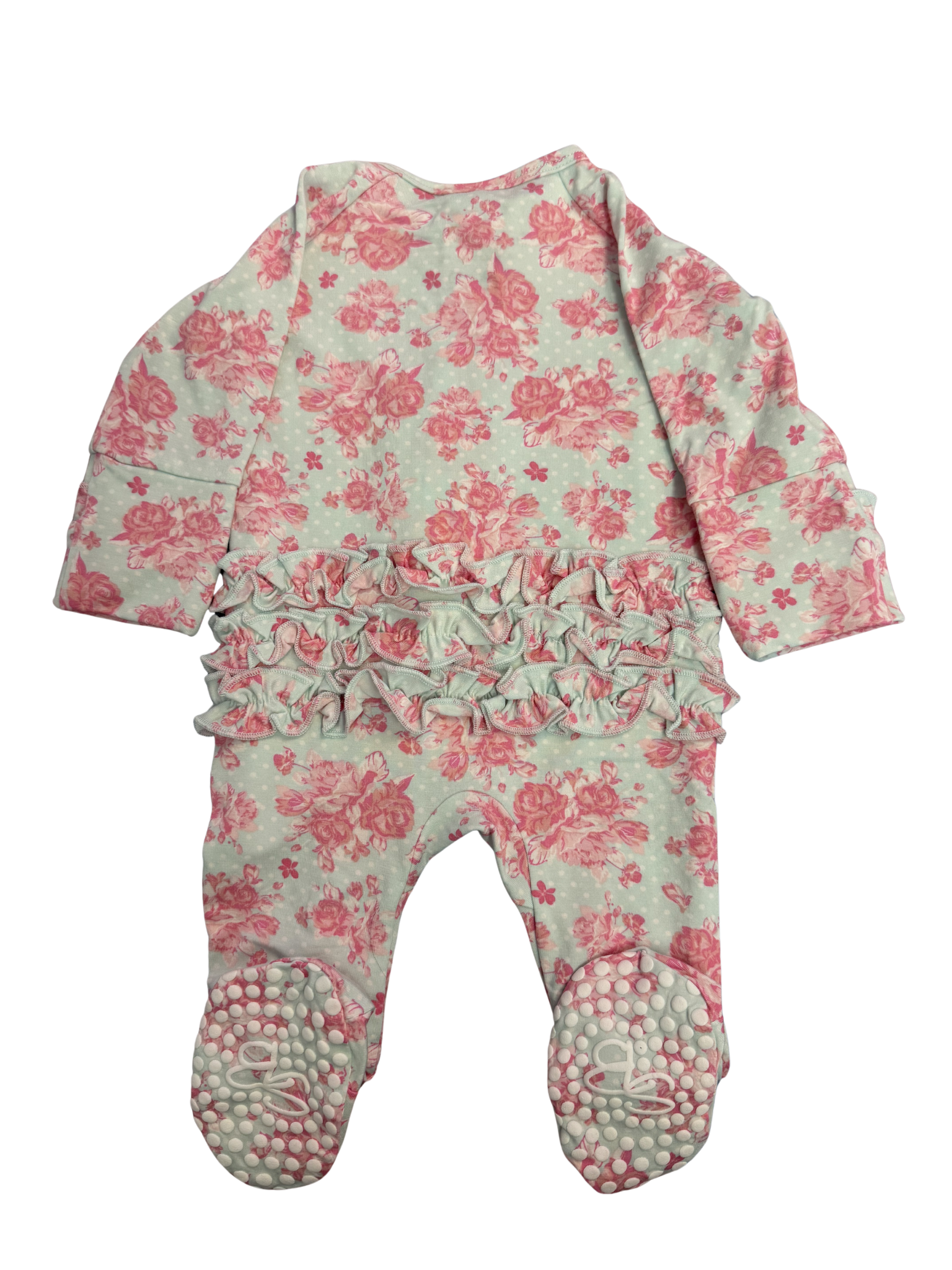 Sweet Bamboo Sweetness Ruffle Footie