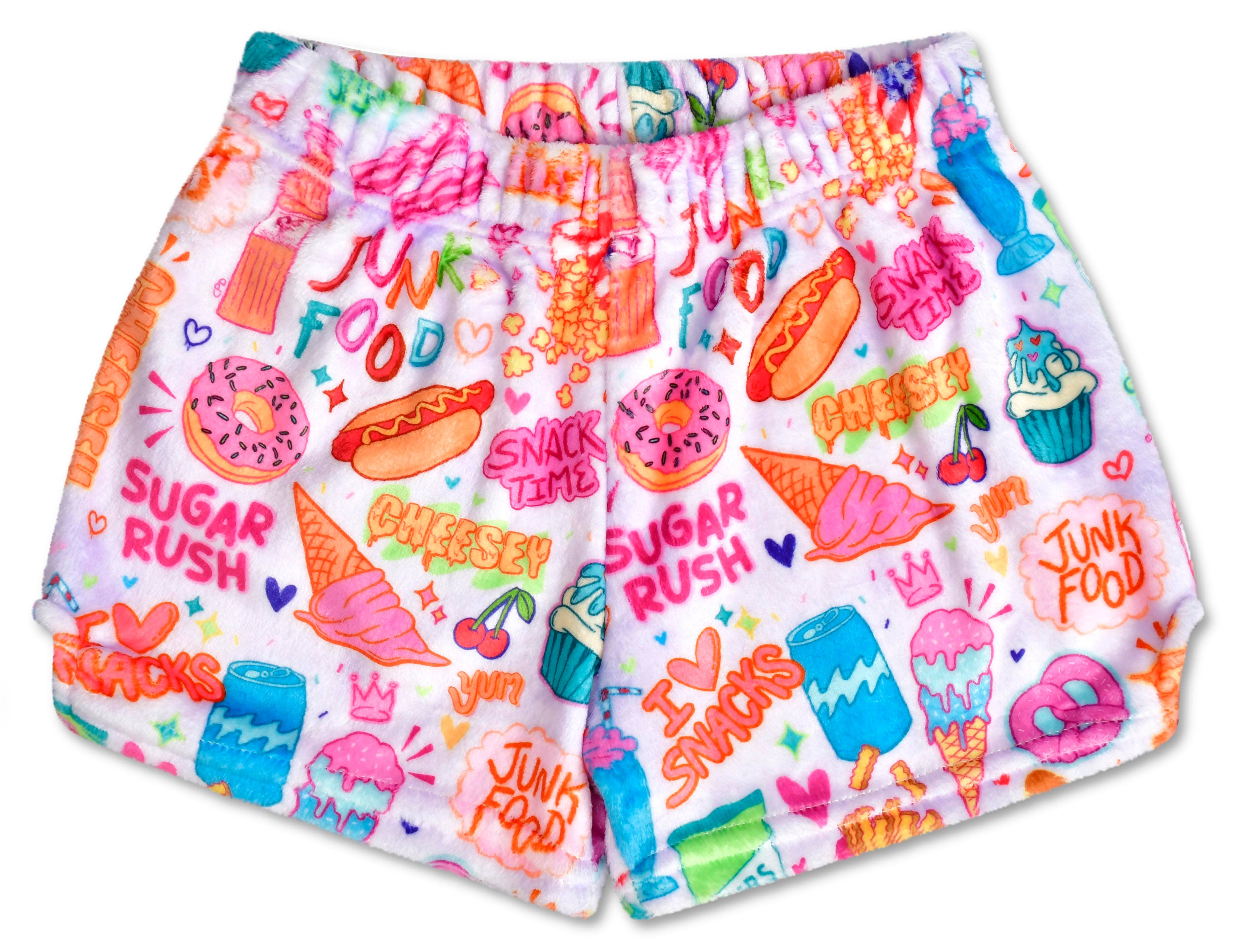 Corey Paige Junk Food Plush Shorts (X-Small (4-6))