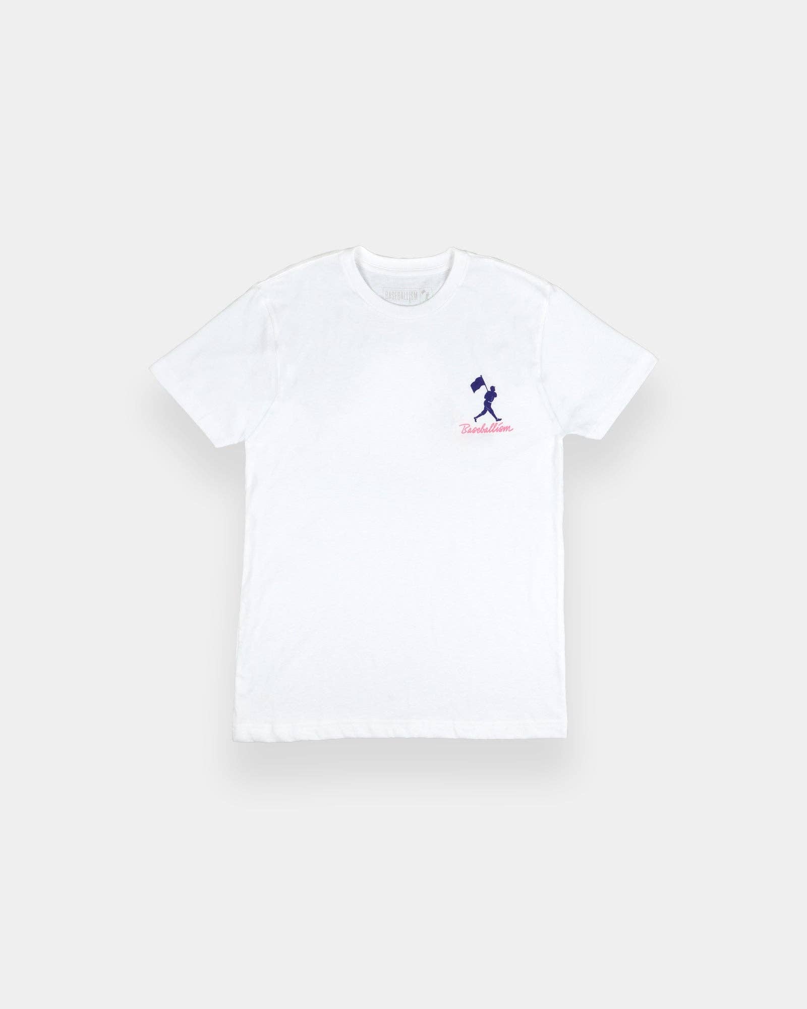 Yuvi Happy Place Baseballism T-Shirt (White) - Youth