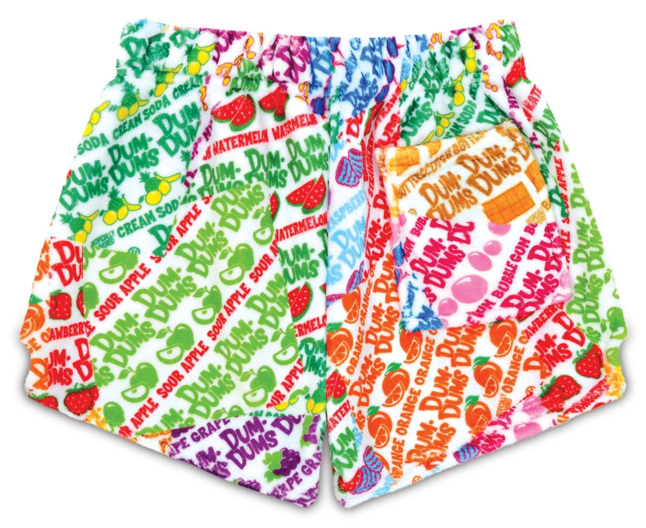 Iscream Dum-Dums Wrapper Plush Shorts- M (10-12)