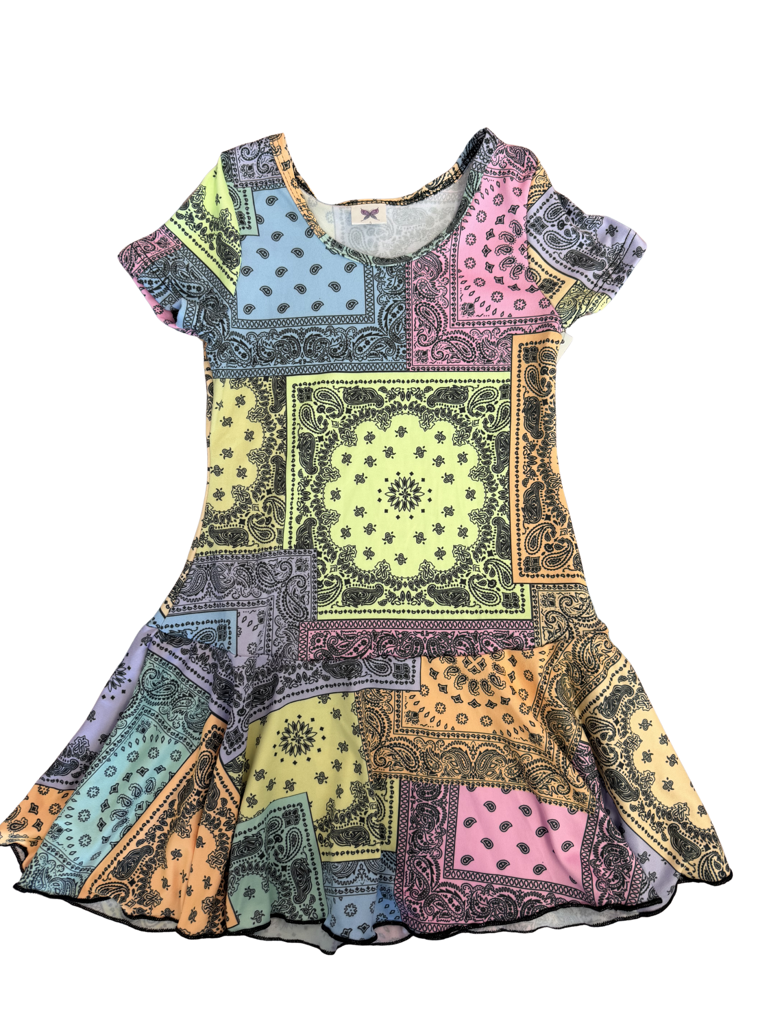 Social Butterfly S/S Bandana Dress