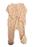 Sweet Bamboo Tie The Knot Ruffle Footie