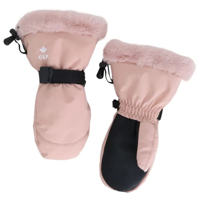 Cali Kids Fur Cuff Winter Mitten