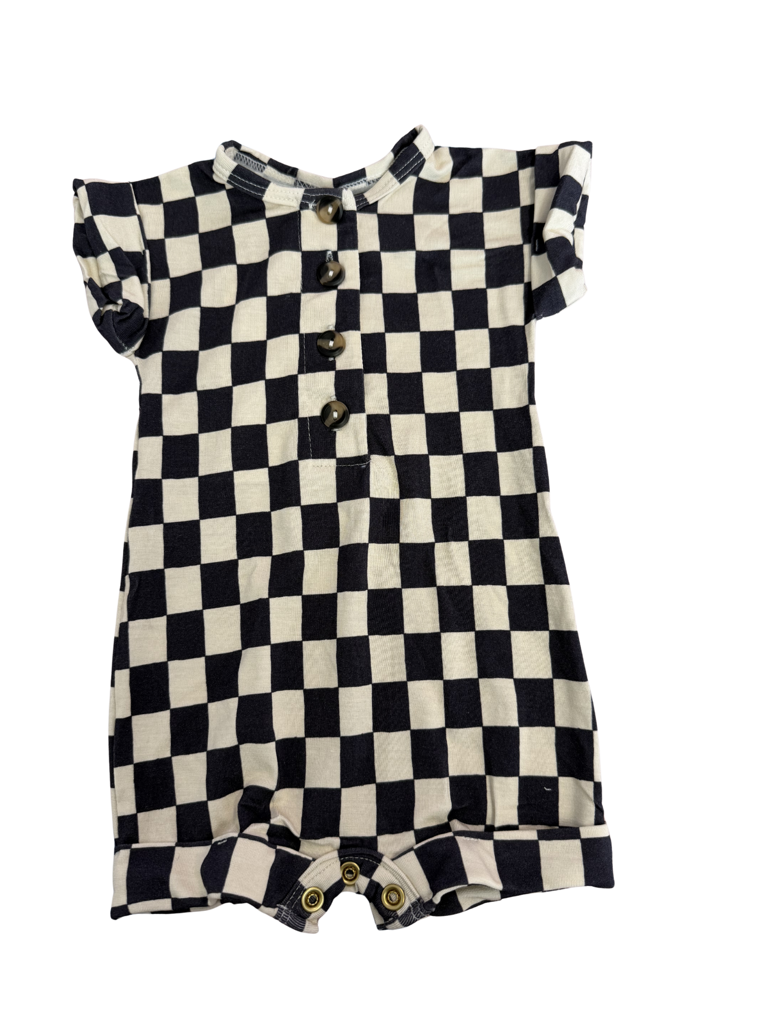 Lou Lou & Co Gibson Checkered Romper