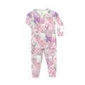 Byjordana Pink Icons Long Sleeve Girl Pajama Set