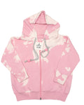 Coco & Esti Baby Pink Smiley Zip Up