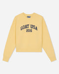 GOAT Girls' Heritage Logo Oversized Crewneck