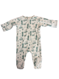Sweet Bamboo 18 Holes Zipper Footie