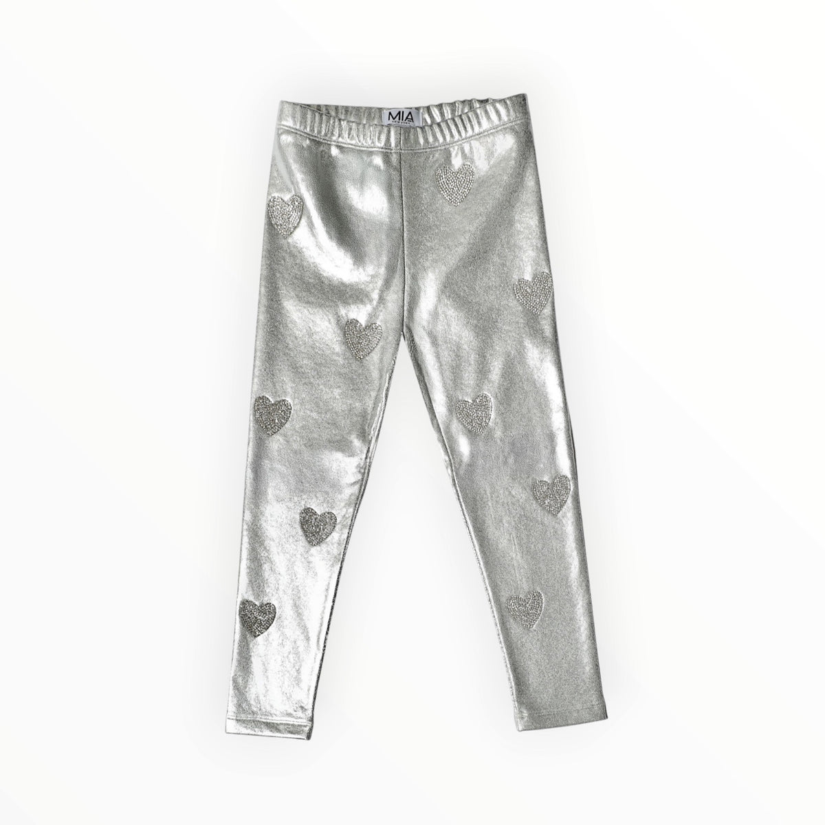 MIA Heart Legging Silver Heart