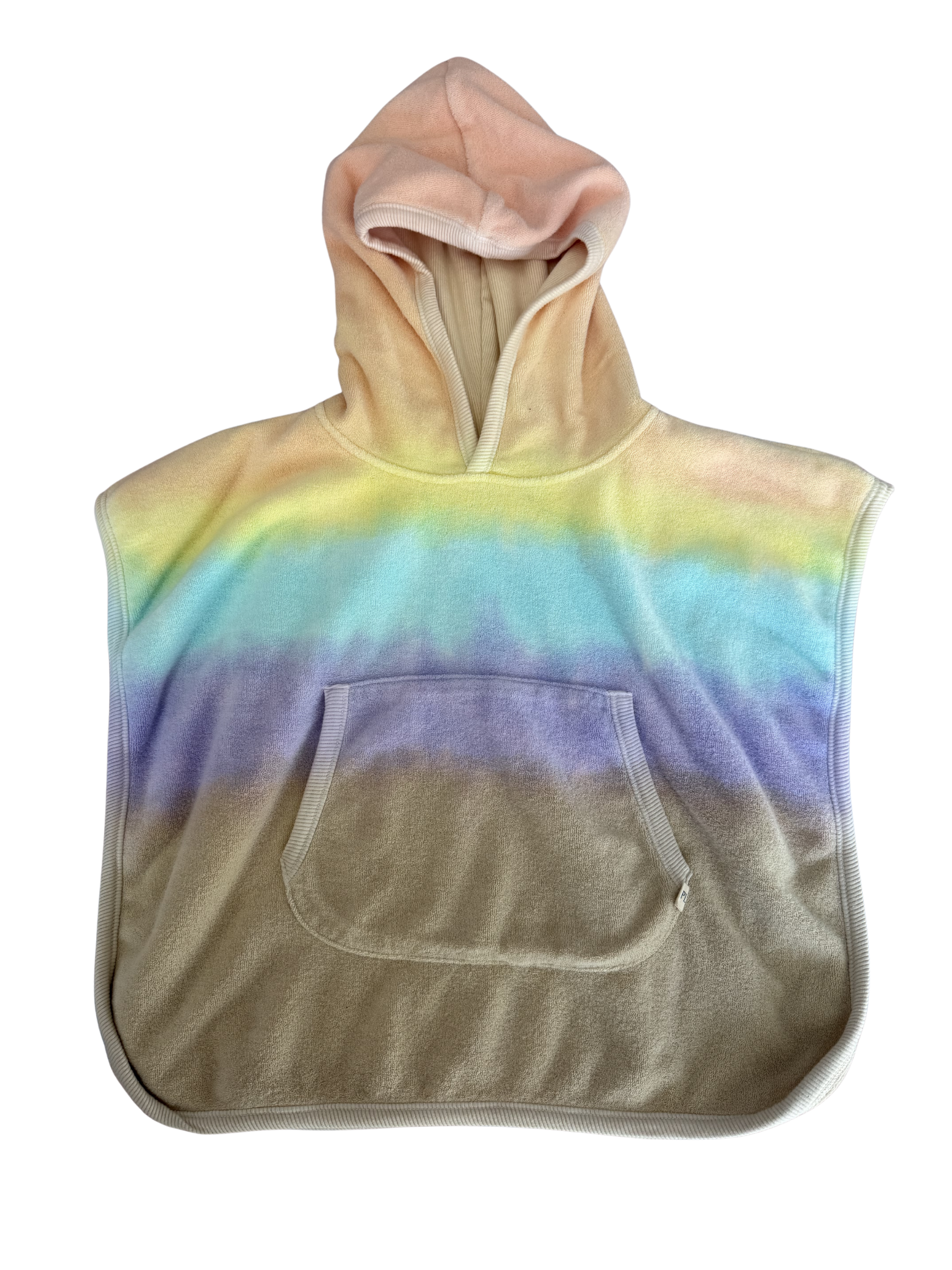 Paige Lauren Loop Terry Tie Dye Poncho
