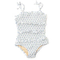 Shade Critters Smocked Cottage Floral Swimsuit