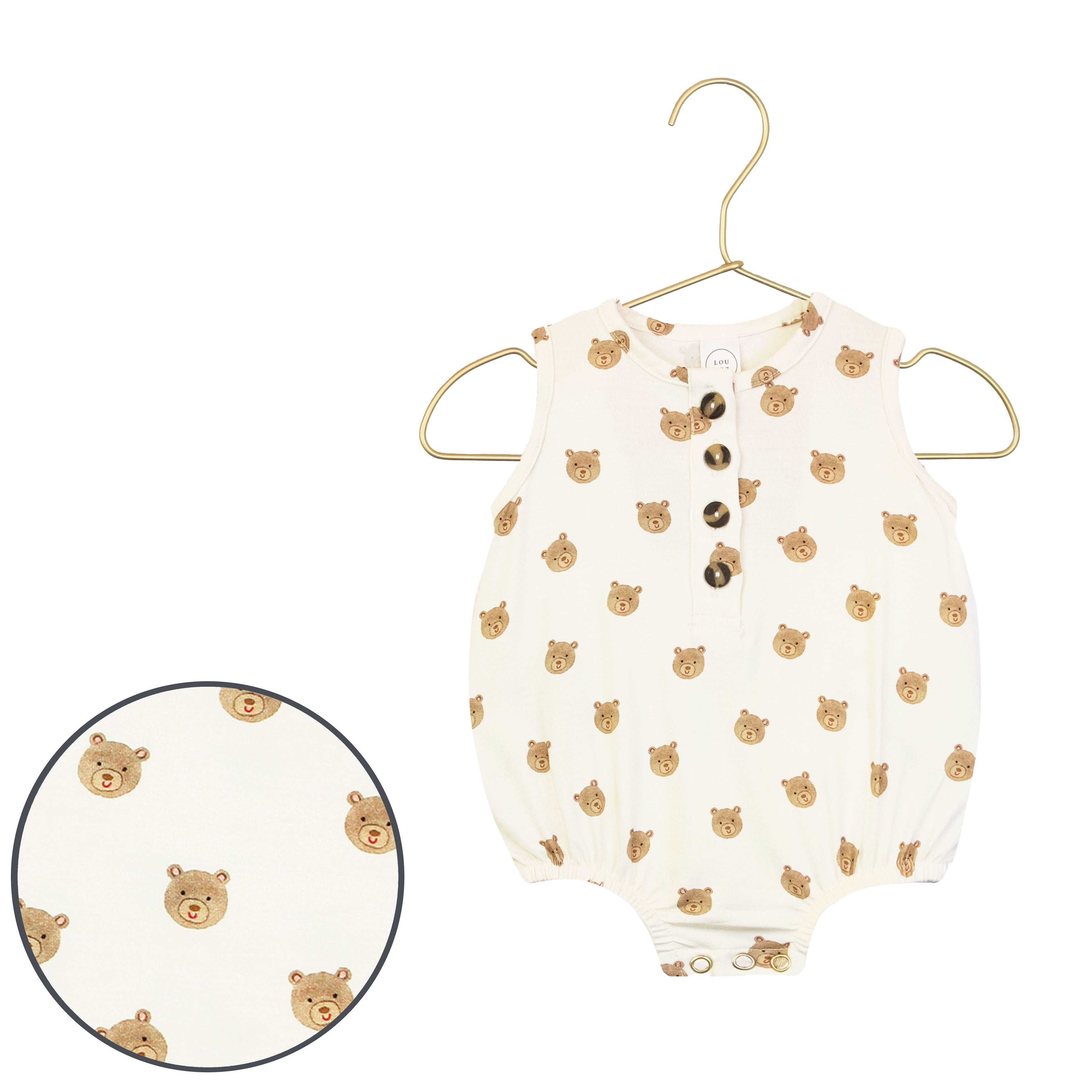 Lou Lou & Co Teddy Bubble Romper